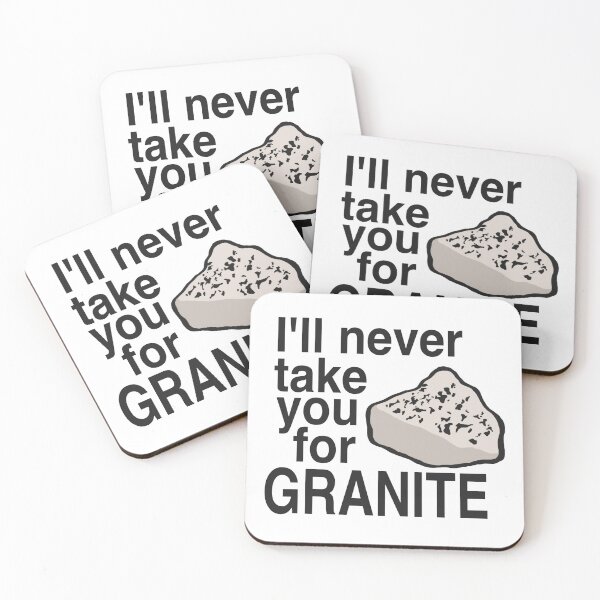Item preview, (Geology Pun Rocks) I'll Never Take You For Granite designed and sold by miss-hambar.