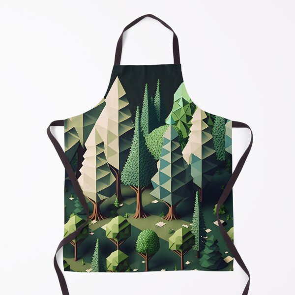 Item preview, Geometric shapes forest pattern designed and sold by NavyPanda.