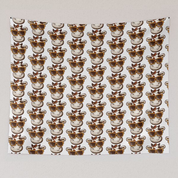 Item preview, Cow wearing sunglasses cool bull vintage designed and sold by jnhayes13.