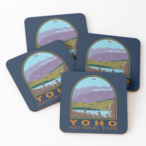 Item preview, Yoho National Park Canada Vintage Emblem designed and sold by KrisSidDesigns.
