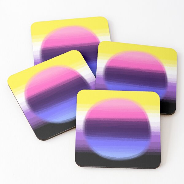 Item preview, Watercolor Non-Binary Omnisexual Pride Flag designed and sold by Sum-Thangs.