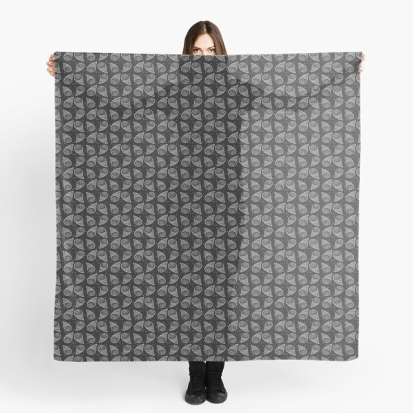 Abstract Spin (black & white) Scarf
