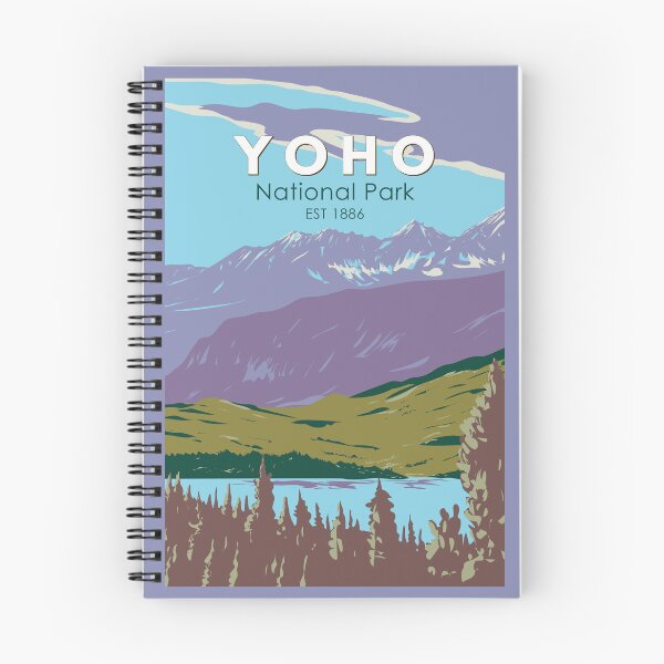 Item preview, Yoho National Park Canada Travel Art Vintage designed and sold by KrisSidDesigns.