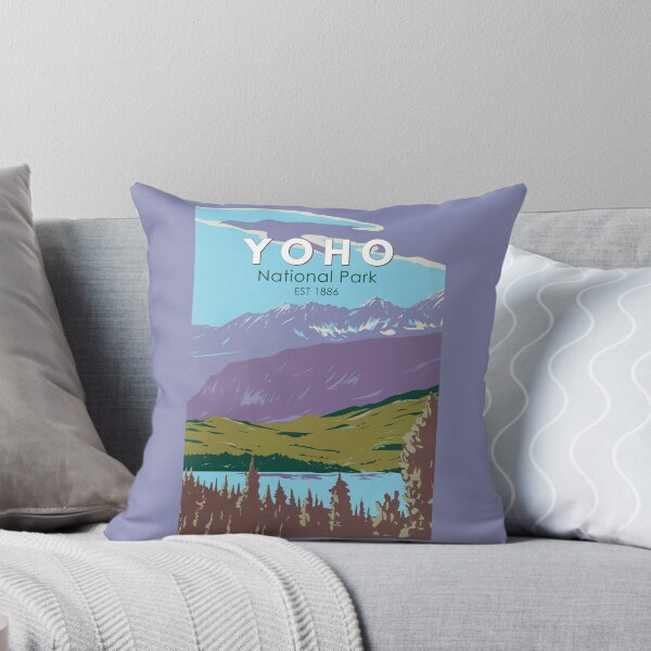 Item preview, Yoho National Park Canada Travel Art Vintage designed and sold by KrisSidDesigns.