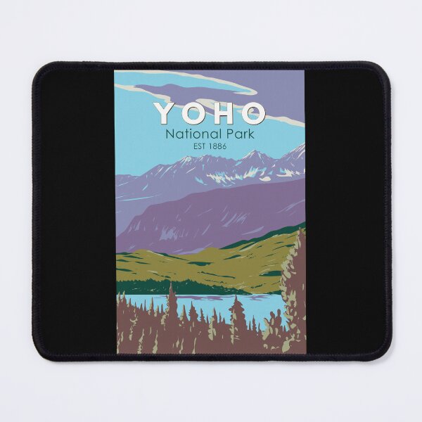 Item preview, Yoho National Park Canada Travel Art Vintage designed and sold by KrisSidDesigns.