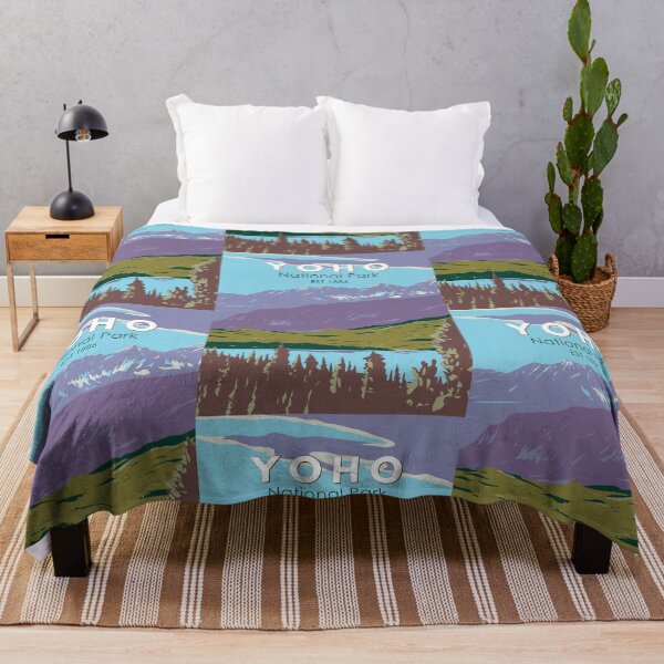 Item preview, Yoho National Park Canada Travel Art Vintage designed and sold by KrisSidDesigns.