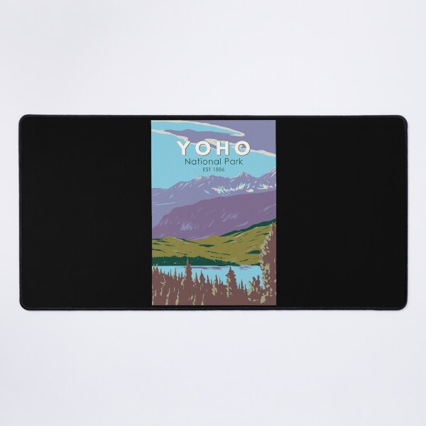 Item preview, Yoho National Park Canada Travel Art Vintage designed and sold by KrisSidDesigns.