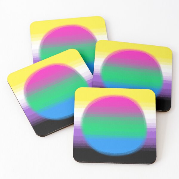 Item preview, Watercolor Non-Binary Polysexual Pride Flag designed and sold by Sum-Thangs.