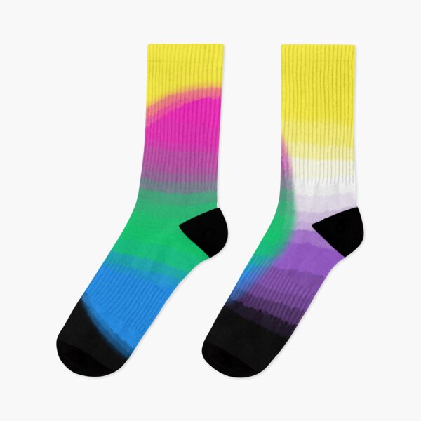 Item preview, Watercolor Non-Binary Polysexual Pride Flag designed and sold by Sum-Thangs.