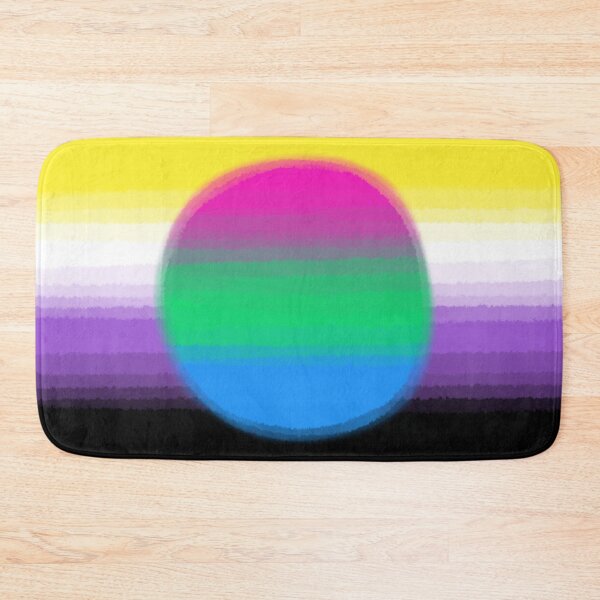 Item preview, Watercolor Non-Binary Polysexual Pride Flag designed and sold by Sum-Thangs.