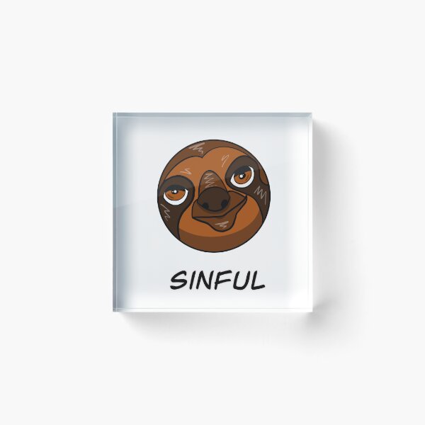 Item preview, Sinful Sloth designed and sold by Matthew Simmons.