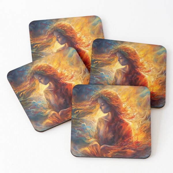Item preview, Beautiful female : Fireborn : Fantasy Art designed and sold by MTJ-Mushrooms.