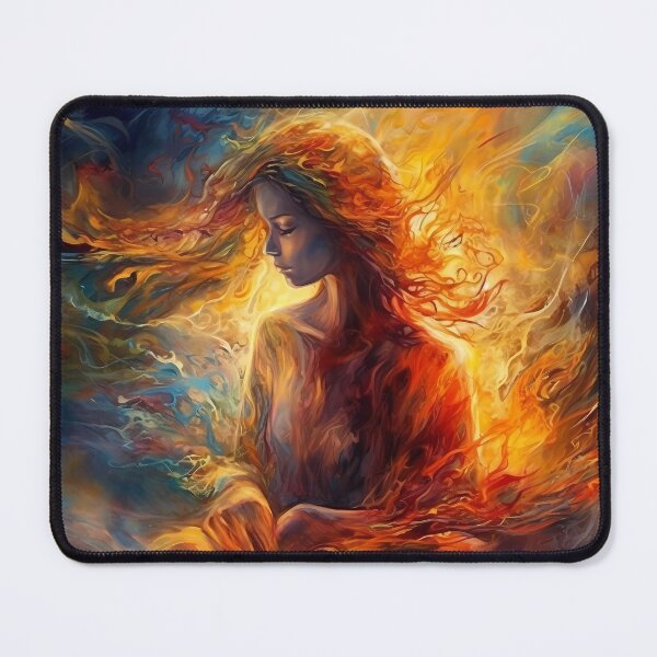 Item preview, Beautiful female : Fireborn : Fantasy Art designed and sold by MTJ-Mushrooms.
