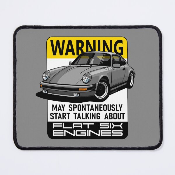 Item preview, The iconic German air-cooled sports car ce six-cylinder boxer with warning about its owner designed and sold by designjaag.