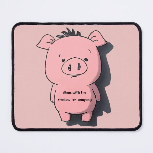 Item preview, Piglet and its shadow designed and sold by Cahlie Li.