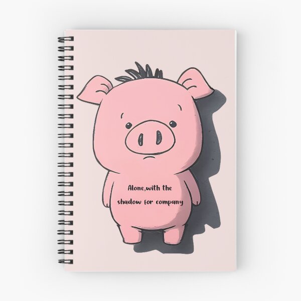 Item preview, Piglet and its shadow designed and sold by Cahlie Li.