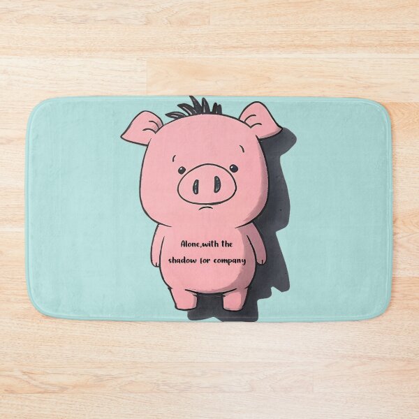 Item preview, Piglet and its shadow designed and sold by Cahlie Li.
