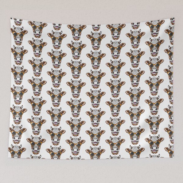 Item preview, Cow wearing sunglasses cool bull vintage designed and sold by jnhayes13.