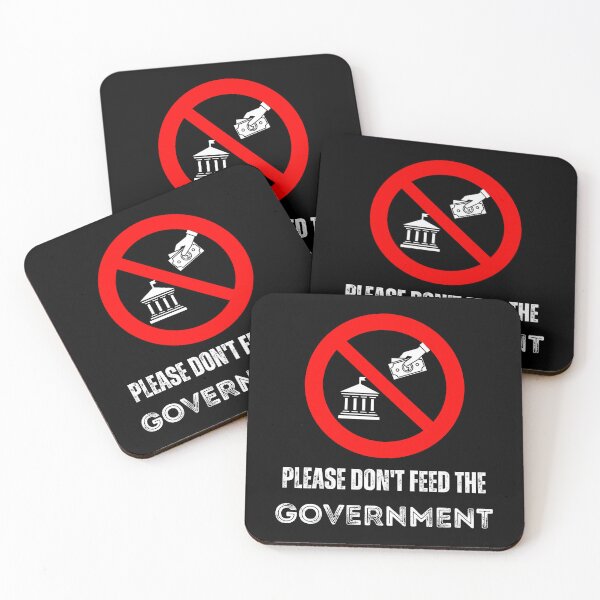 Item preview, Don't Feed the Government, Revolution, Conspiracy Theory, People Power designed and sold by Rogue-Studio.