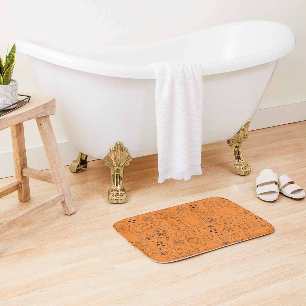Vista previa del artículo con la obra «Alfombra de baño», diseñado y vendido por JuzzMoveForward.