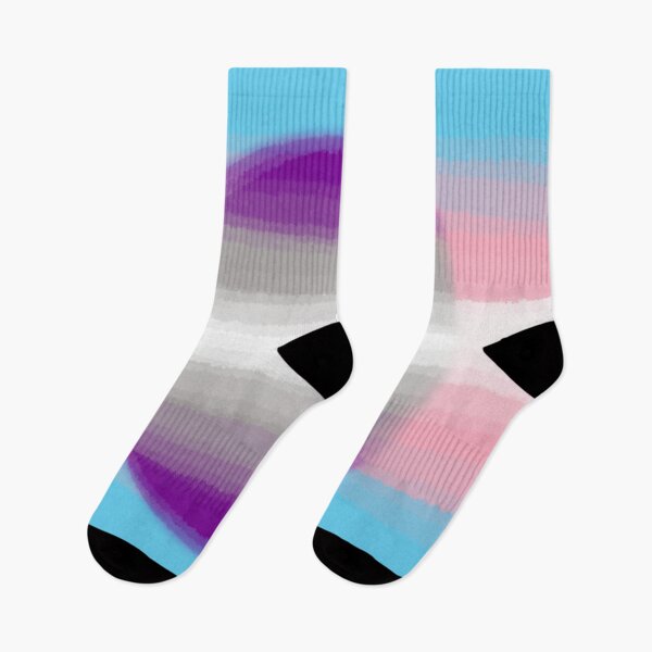 Item preview, Watercolor Transgender Greysexual Pride Flag designed and sold by Sum-Thangs.