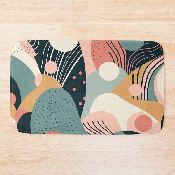 Item preview, Modern abstract blue and pink seamless pattern designed and sold by Acim0.