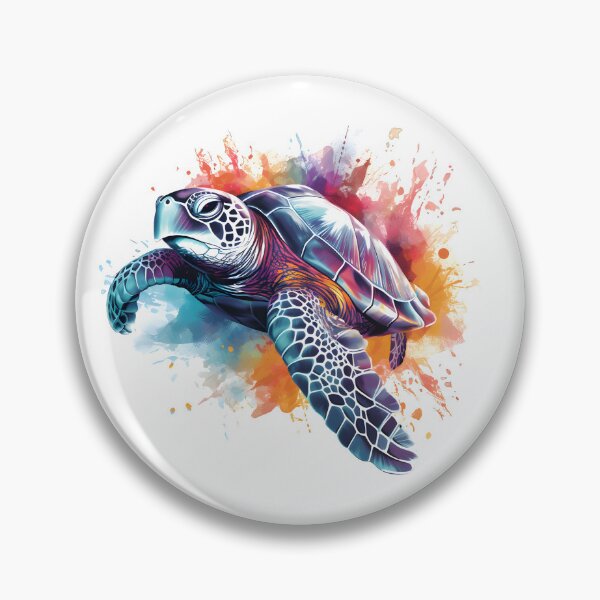 Item preview, Sea Turtle Abstract Watercolor designed and sold by sdgDesignz.