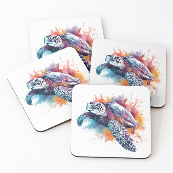 Item preview, Sea Turtle Abstract Watercolor designed and sold by sdgDesignz.