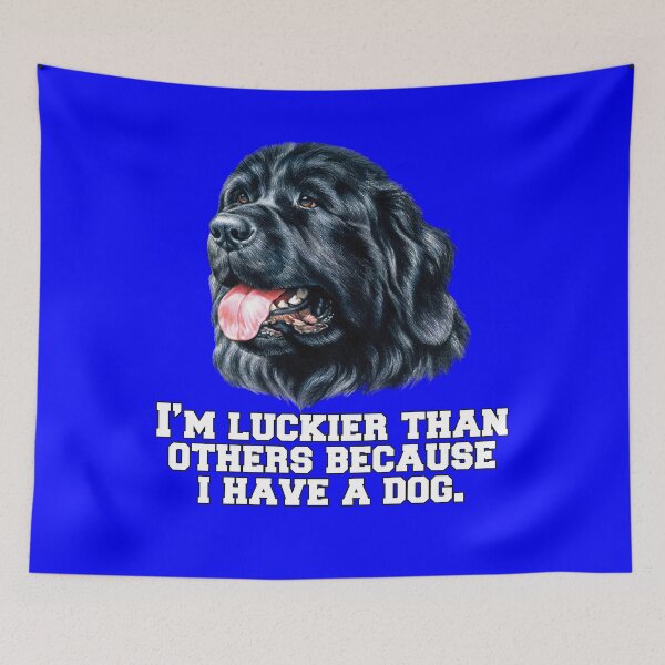 Item preview, Newfoundland Owner I’m Luckier Than Others Because I Have A Dog designed and sold by fantasticdesign.