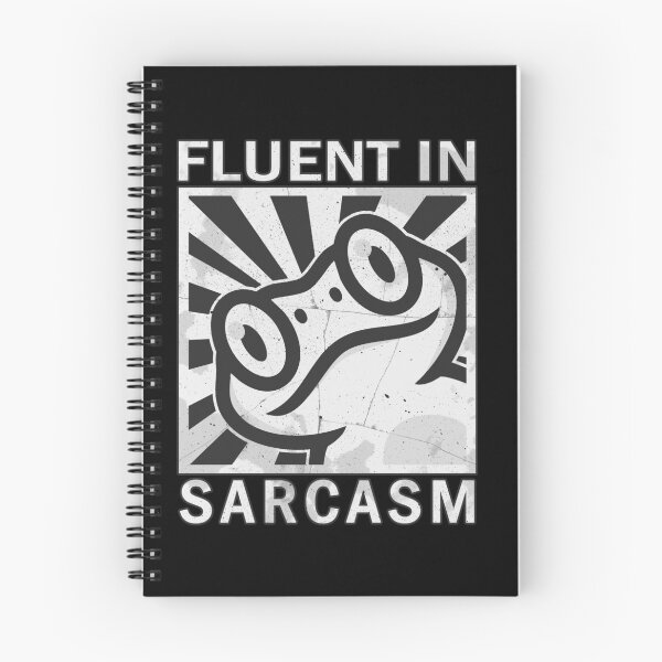 Item preview, Fluent in sarcasm - Frog designed and sold by ValentinaHramov.