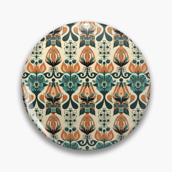 Item preview, Elegant Florals in Vases Inspired by Mary Quant designed and sold by TopArtsy.