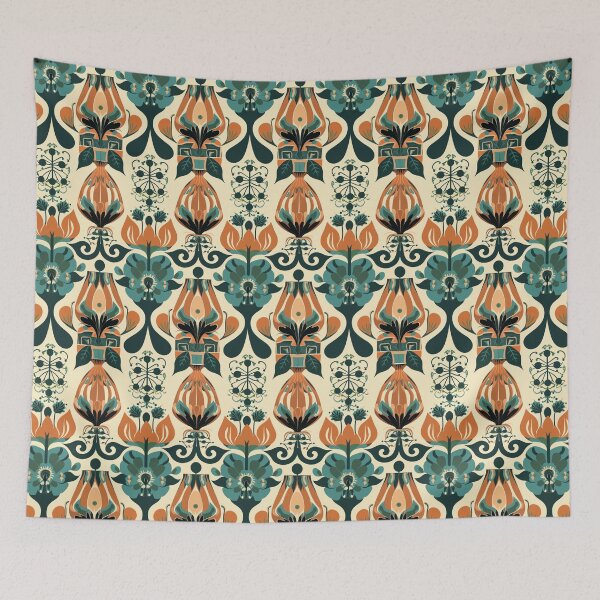 Item preview, Elegant Florals in Vases Inspired by Mary Quant designed and sold by TopArtsy.