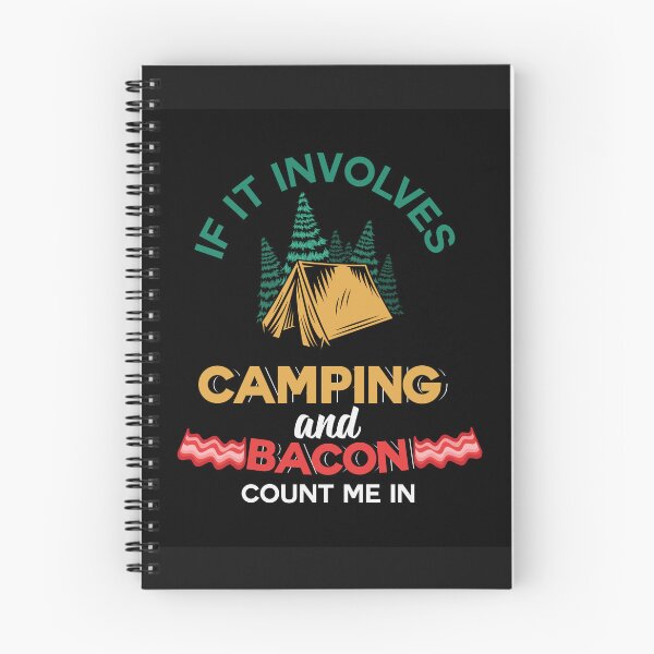 Item preview, If it involves camping  and bacon  count me in designed and sold by LGMmugsdesign.