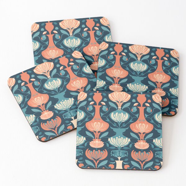 Item preview, Vintage Vase Florals with Mary Quant Flair designed and sold by TopArtsy.