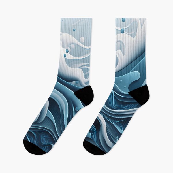 Item preview, Abstract sea waves designed and sold by NavyPanda.