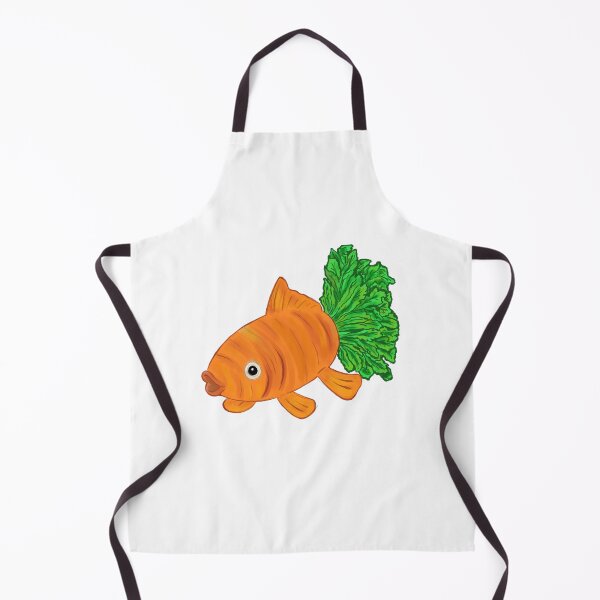 Item preview, Carrot Fish - Vegetable Goldfish - Adorable Veggie Fish designed and sold by BunnyBizarre.