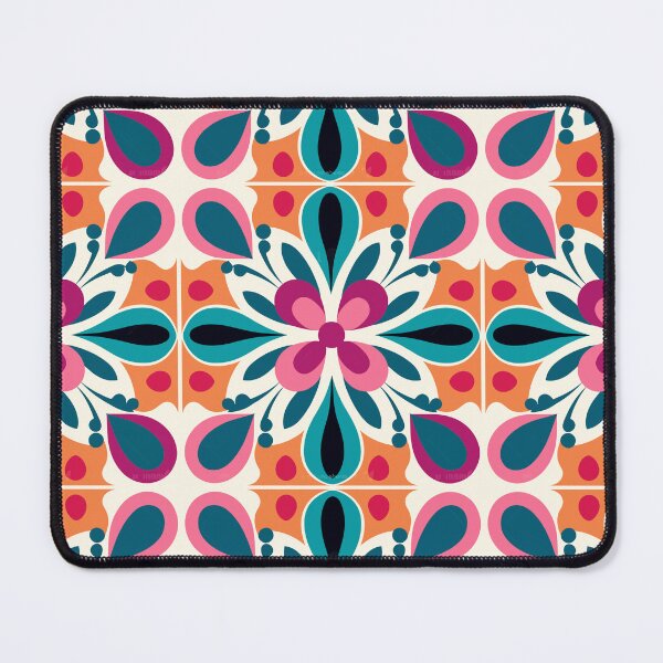 Item preview, Vibrant Mary Quant-Inspired Jumbo Florals designed and sold by TopArtsy.
