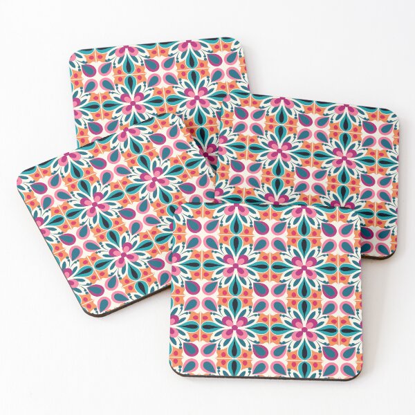 Item preview, Vibrant Mary Quant-Inspired Jumbo Florals designed and sold by TopArtsy.