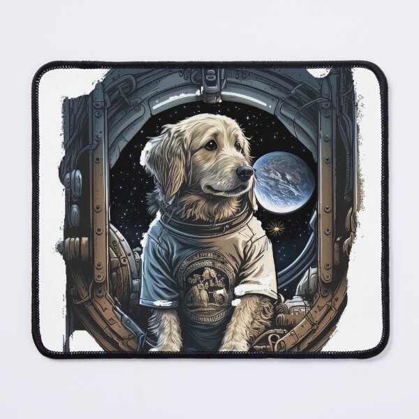 Item preview, Space Dog Travelling through planets in outer space designed and sold by Tatsme.