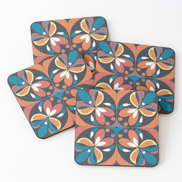 Item preview, Bold Oversized Florals in Mary Quant Style designed and sold by TopArtsy.