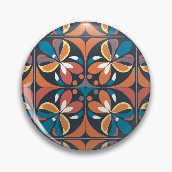Item preview, Bold Oversized Florals in Mary Quant Style designed and sold by TopArtsy.