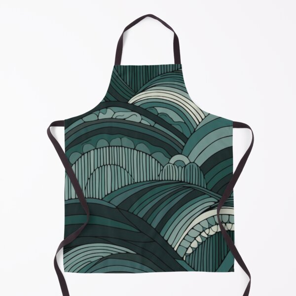 Item preview, Detailed Green Wave Pattern designed and sold by colorcraze-.