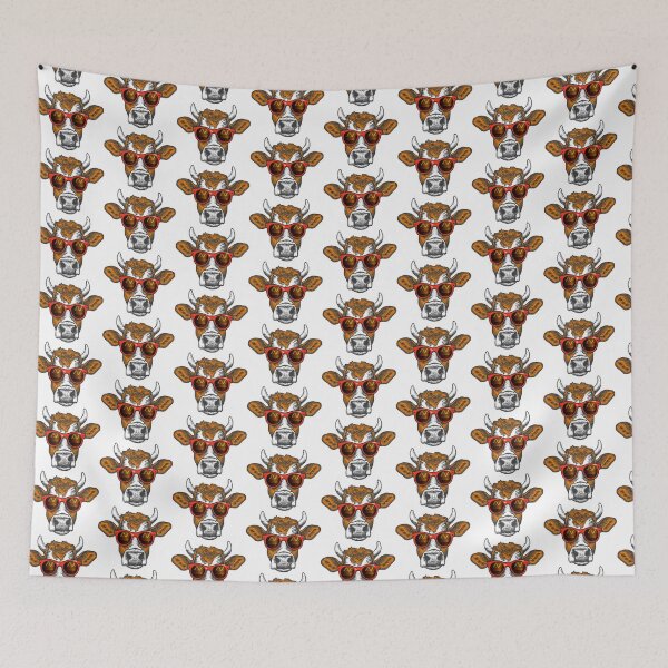 Item preview, Cow wearing sunglasses cool bull vintage designed and sold by jnhayes13.