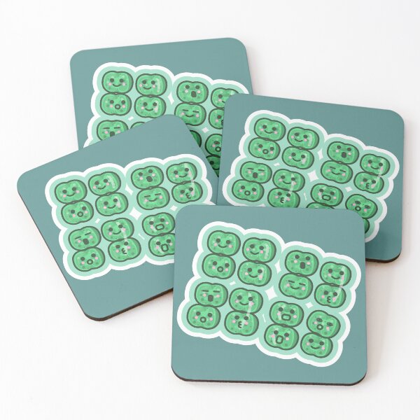 Item preview, Cute cyanobacteria Merismopedia, phytoplankton lovely, Blue-green algae art designed and sold by thurakitdew.