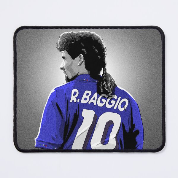 Item preview, Roberto Baggio - Italy Azzurri Football Artwork designed and sold by barrymasterson.