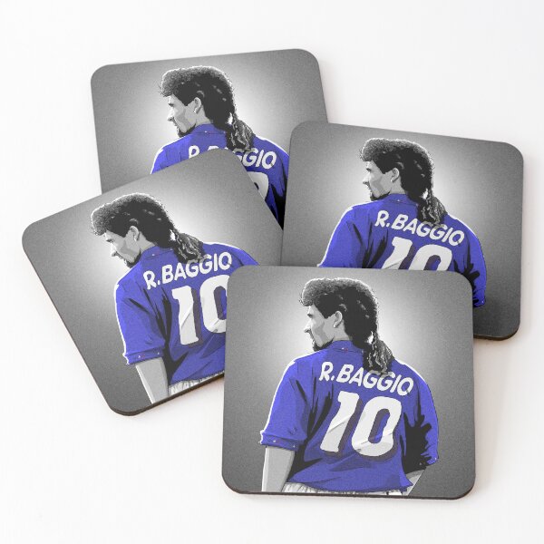 Item preview, Roberto Baggio - Italy Azzurri Football Artwork designed and sold by barrymasterson.