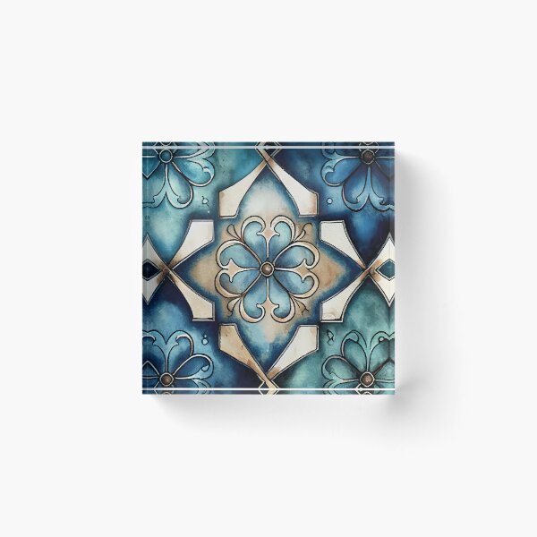 Item preview, Retro Tile Pattern 4 designed and sold by Gypsykiss.