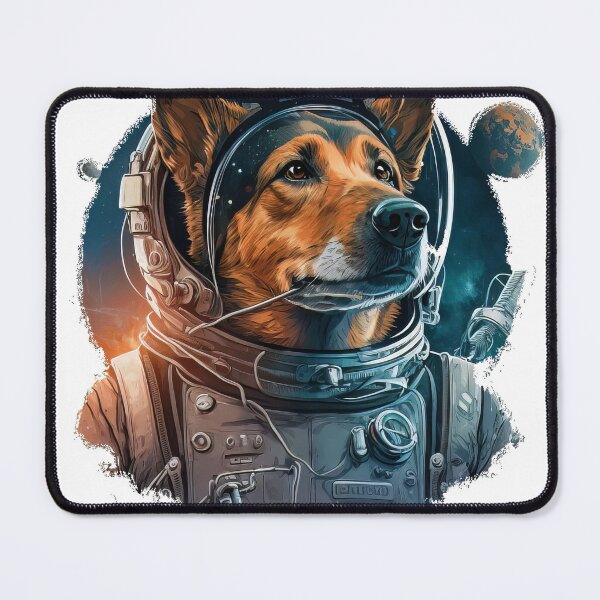 Item preview, Space Dog Mode in a Space Suit Staring through stars and planet designed and sold by Tatsme.