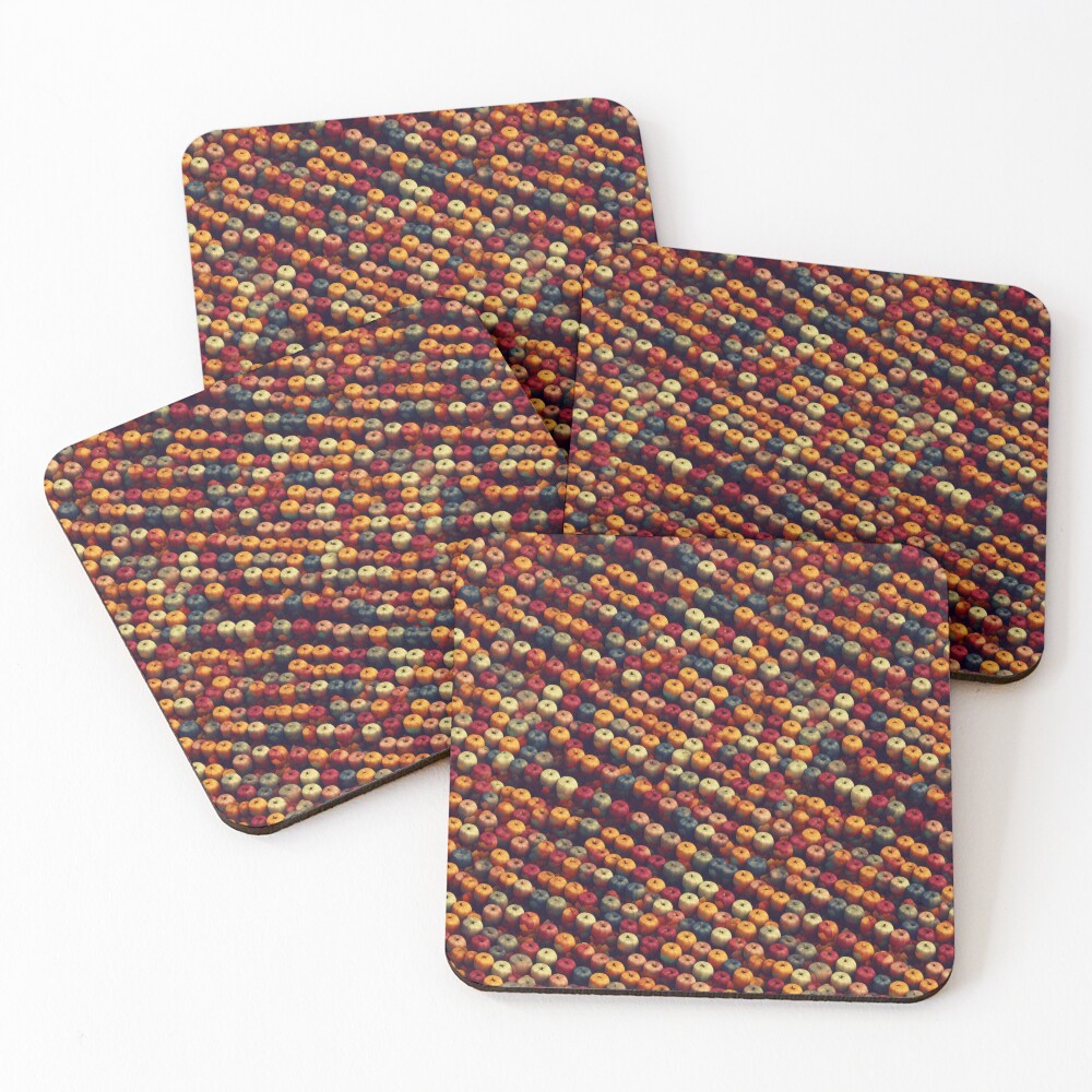 Artikel-Vorschau von Untersetzer (4er Set), designt und verkauft von PixelPatchwork.
