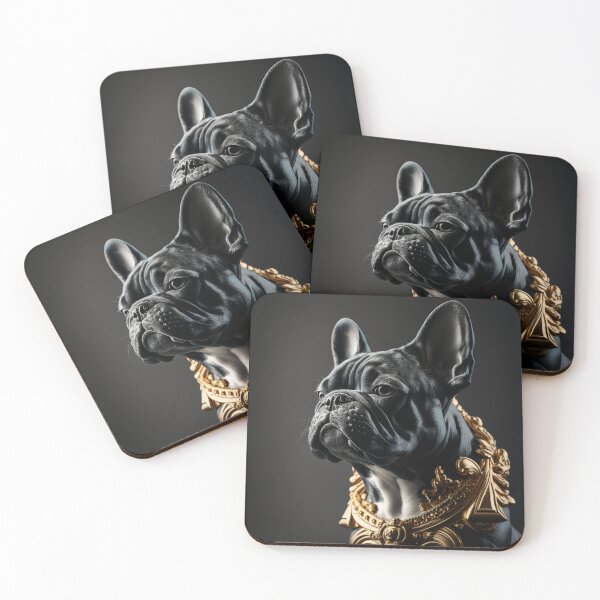 Item preview, Beautiful portrait of a fine art sculpture of a french bulldog designed and sold by Tio-Tecun.